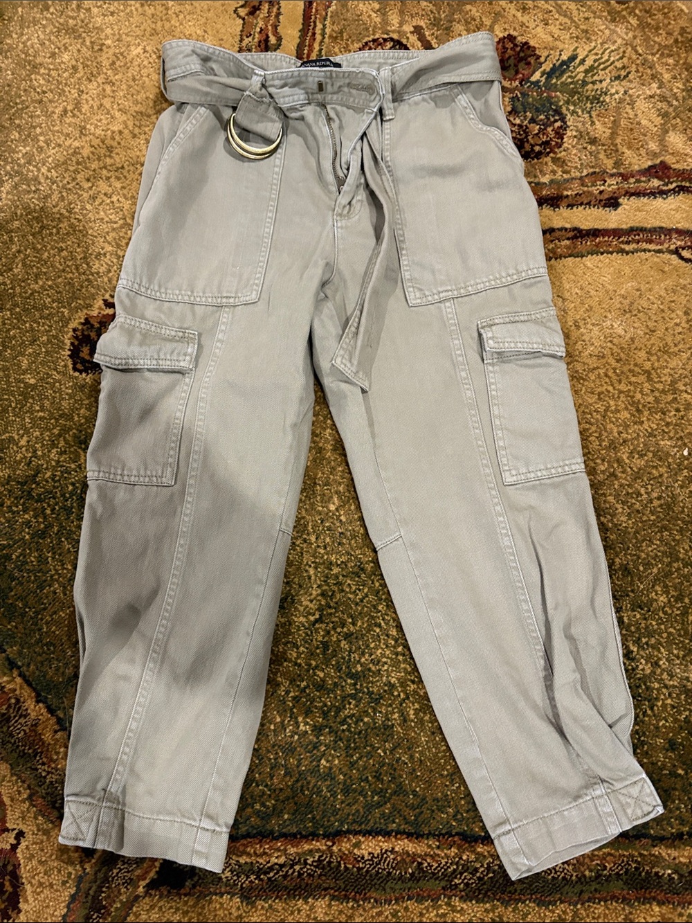 Khaki Banana Republic Light Taupe Utility Pants
